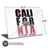 California White Block Universal Laptop 15in (12.2 x 8.8in) Skin